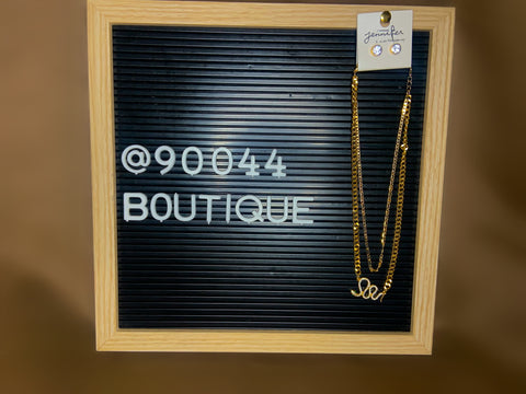3pc Gold Snake Necklace